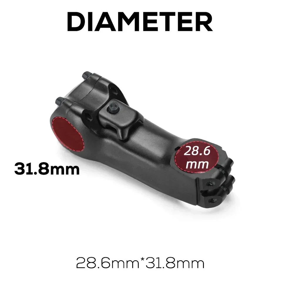Carbon Race Road Bike Stem Integrated Internal Wiring Hidden Aero Riser Bar Stem - Image 2 of 4