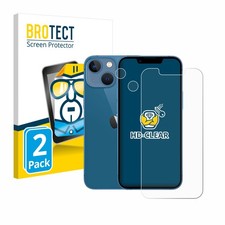 2 Pack Screen Protector for Apple iPhone 13 mini (Front+Camera) Clear Protection