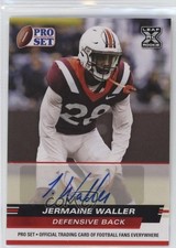 2022 Leaf Pro Set Draft Auto Red Jermaine Waller #PSA-JW2 Auto 1m6t