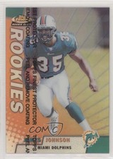 1999 Topps Finest Rookies Refractor James Johnson #156 0b2
