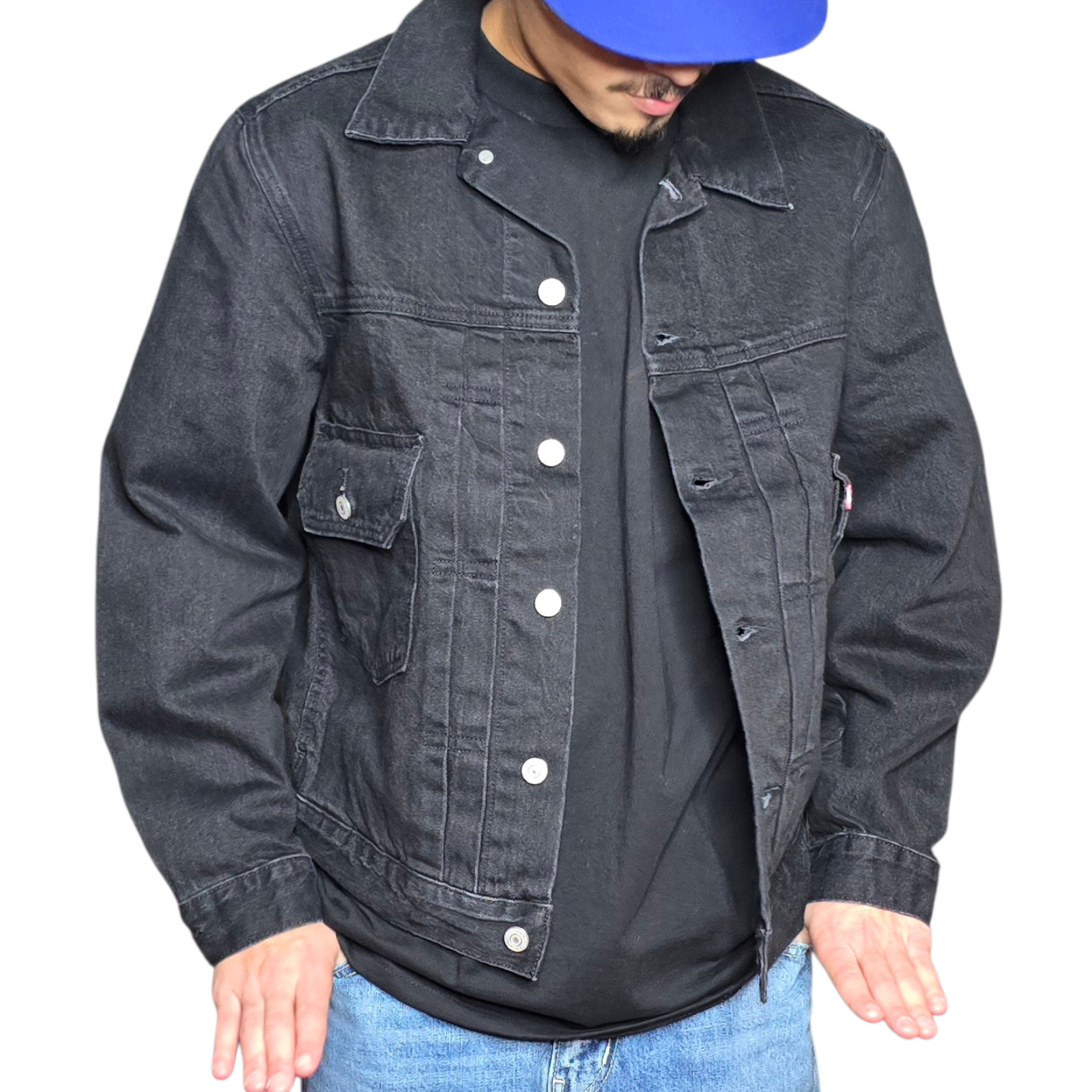 levis mens premium denim trucker jacket type 2 1953 style