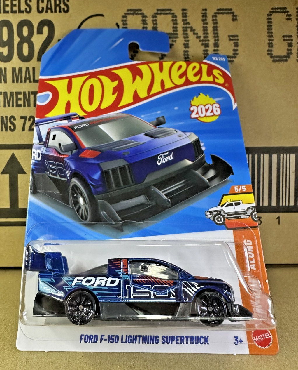2026 Hot Wheels Mainline Case G Ford F-150 Lightning Supertruck