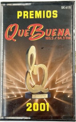 Premios Que Buena 2001 Cassette Rare Latin Norteño Radio Promo Fonovisa