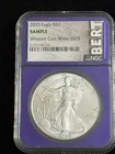 2025 American Eagle Silver NGC Sample Whatnot Coin Show BERT 1 oz .999