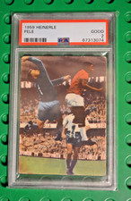 PSA 2 Heinerle Fußball 1959 - Rookie Wunderknabe Pele Brasilien ungeklebt