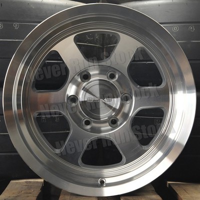 9SIX9 SIX-1 17x8.5 17x9 6x139.7 STAGGERED MACHINE SILVER 6 SPOKES