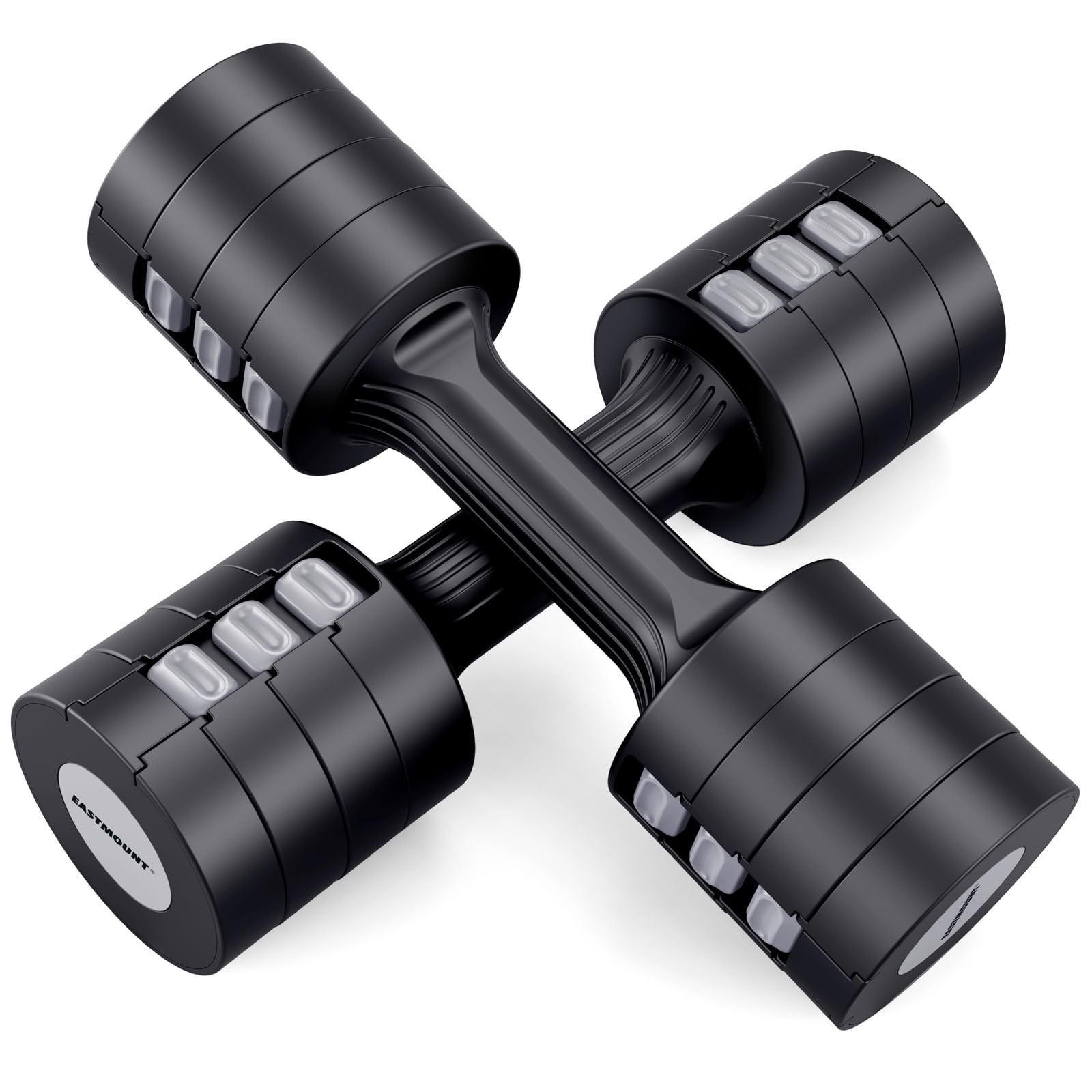Adjustable Dumbbells Set of 2 | 10 lb Total Free Weights for Home Gym Training