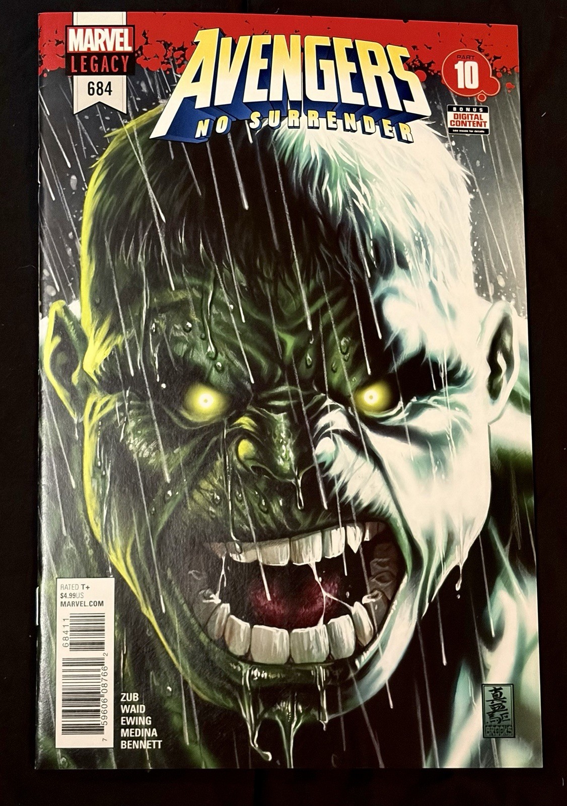 Avengers #684 (Marvel Comics) No Surrender NM 1st Appearance Immortal Hulk Key