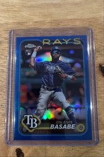 2024 Topps Chrome - Osleivis Basabe #41 Blue Refractor /150 (RC)