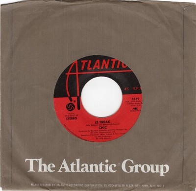 Chic   Le Freak 1978 Atlantic Disco VG Plays Perfectly