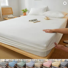 Fitted Bed Sheets Queen Size 160 x 200 x 30 cm