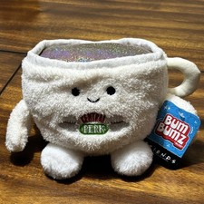 Bum Bumz FRIENDS TV Show 7.5  Plush - Central Perk Coffee Mug Holographic NWT