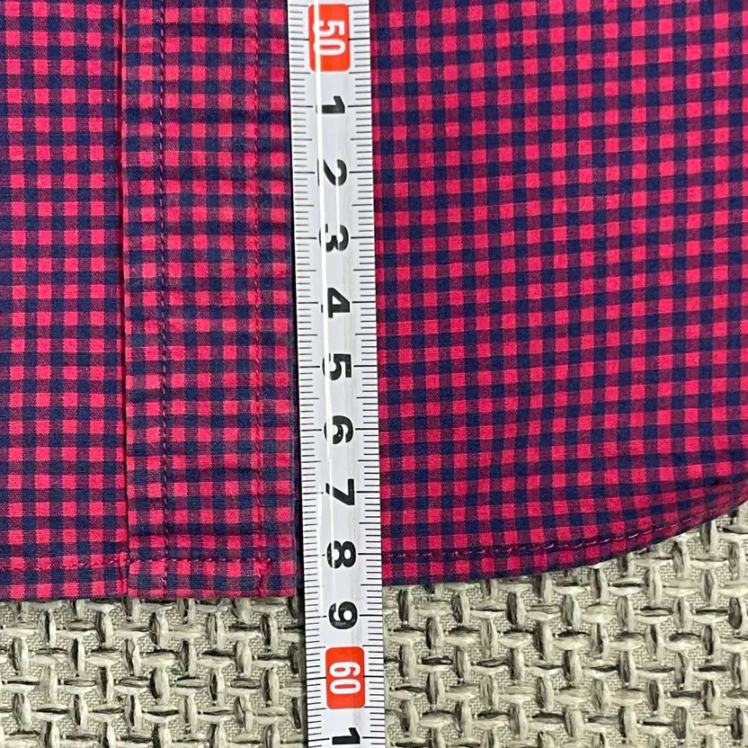 Lacoste Pink and Blue Check Shirt for Women thumbnail 4