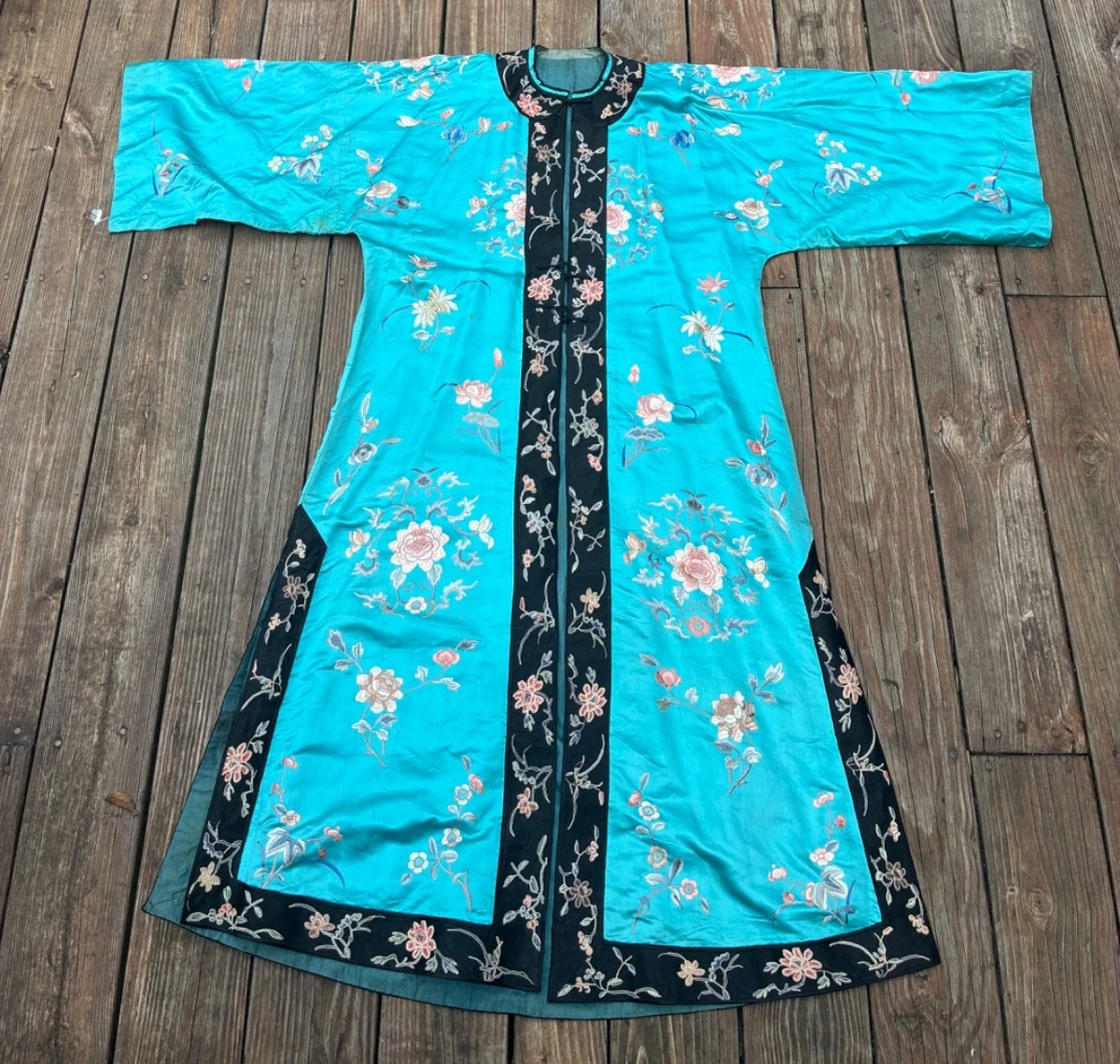 Silk & Fabric Blue 1900-1940 Asian Antiques for sale | eBay