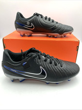 Nike DV4337-040 Legend 10 Academy FG/MG Soccer Cleats Black Chrome Blue US 5.5