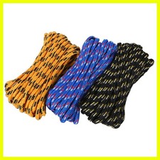 1/4" x 25 ft Diamond Braided Polypropylene Rope, 95 lb Capacity, Weather UV...