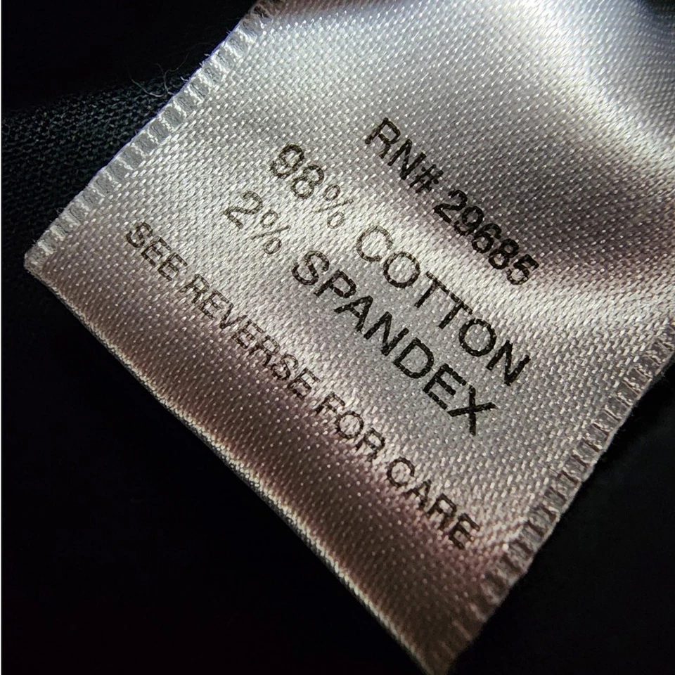 Vintage 90s Pendleton Top Womens S Black White Polka Dot 3/4 Sleeve Button Up - Image 4 of 4