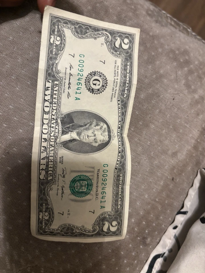 2 Dollar Bill - Image 2 of 2