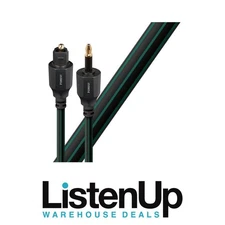 AudioQuest Forest 12m Optical Toslink Fiber Optic Cable, 3.5mm Mini to Full Size