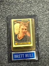 BRETT HULL PLAQUE ST LOUIS BLUES HOCKEY NHL