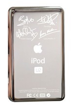 Silver U2 Edition iPod Classic 5th 6th 7th Thick Back Bottom Rear Housing