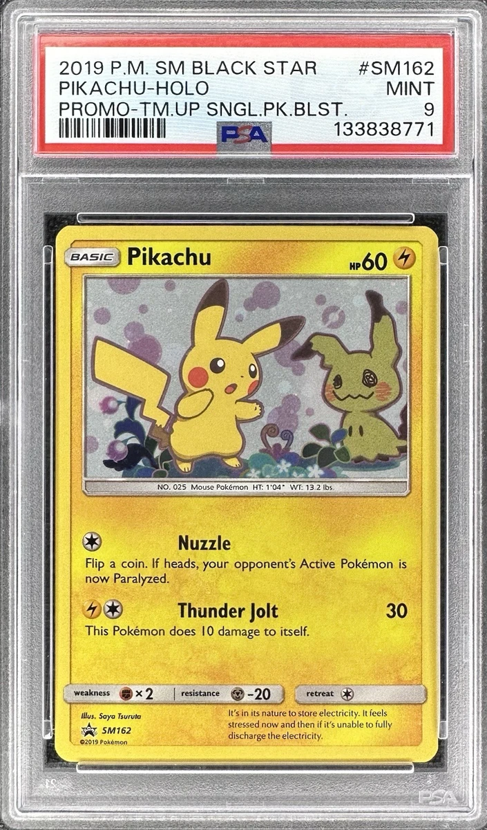 Pikachu Pokmon TCG Professional Sports Authenticator (PSA) Grade 9  Individual Trading Card Games for sale - eBay