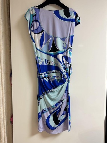 Emilio Pucci dress in a popular pattern new fashion women blue color cute blue - Picture 11 of 12
