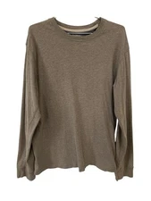 Ruff Hewn Long Sleeve T Shirt Size Large Crewneck Cotton Essential Everyday Wear