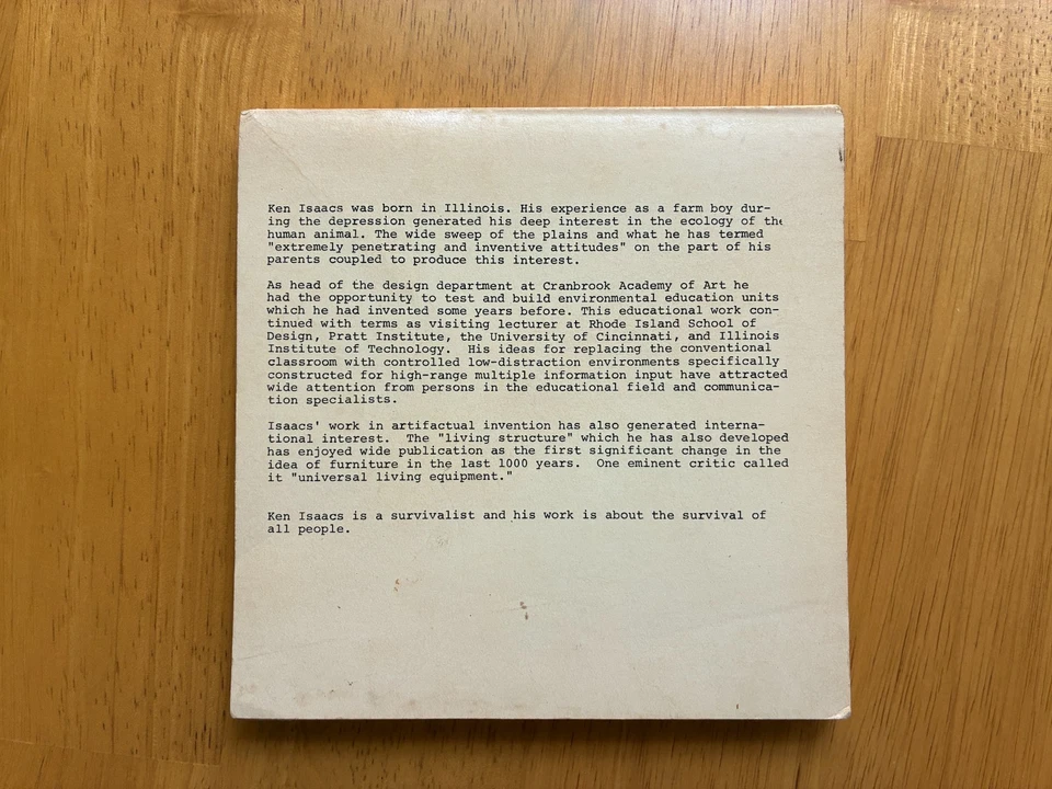 Culture Breakers, Alternatives, & Other Numbers, by Ken Isaacs ARCHITECTURE - Image 2 of 4