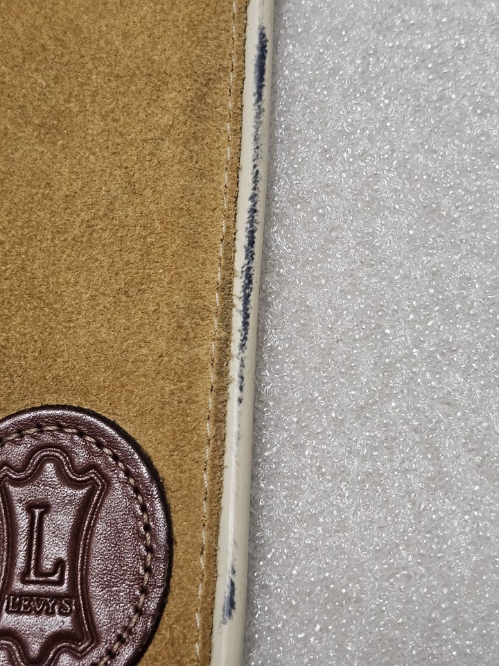 Levy's MSS1 Padded Leather Guitar Strap Gitaarriem