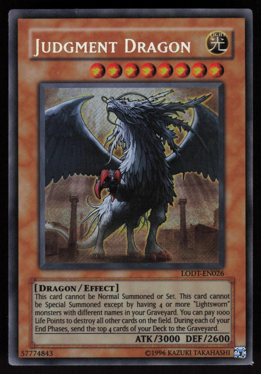 Judgment Dragon Yu-Gi-Oh! TCG Individual Trading Card Games for