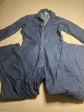 Vintage Wrangler Big Ben Coveralls Mens Size 40 Regular Made USA Blue