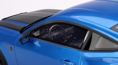 2024 Ford Mustang Dark Horse Grabber Blue in 1:18 scale by