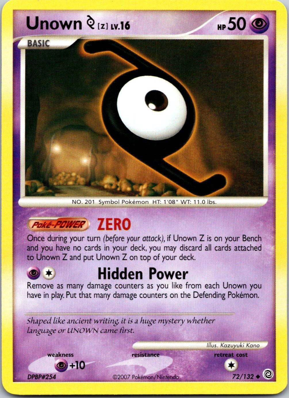 UNOWN [Z] - 72/132 - SECRET WONDERS - - LP