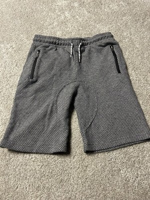 Appaman Boy s Gray Heathered Knit Sweat Shorts Drawstring Elastic size 8