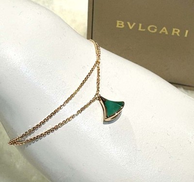 Bulgari 18k Divas Dream Malachit 18K Roségold SM Armband 358354 148576839