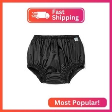 Kleinert's Washable Incontinence Diaper Cover Pant, Made in USA, Black, 2X