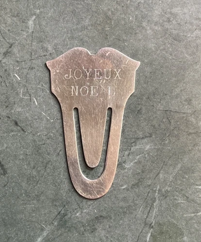 Vintage Designer Reed & Barton 925 Sterling Silver Page Saver Book Mark