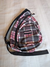 TrailMaker Classic Pink Plaid Sling Bag /back...