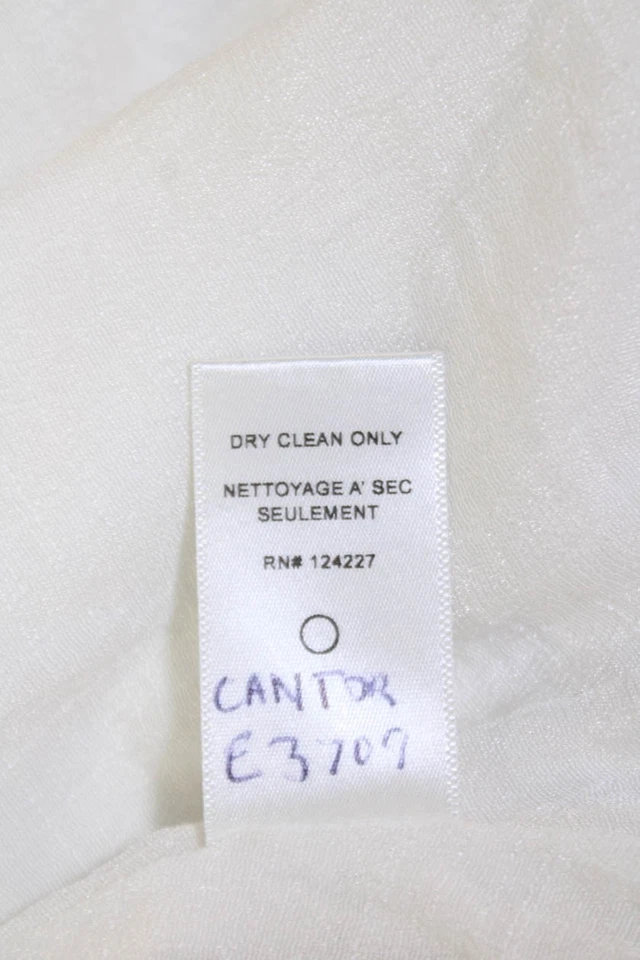 Blusa blanca T Bags Los Angeles para mujer sin mangas con estrás adorno talla L Foto 4 de 4