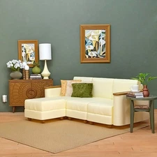 VANILLA chair LOVESEAT sofa LIVING ROOM doll FURNITURE seat 1/6 scale for BARBIE