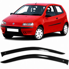 Tape-on Window Visors Rain Guards Fit Fiat Punto Ii 3d 1999-2003 Wind Deflectors Tape-on Window Visors Rain Guards Fit Fiat Punto Ii 3d 1999-2003 Wind Deflectors