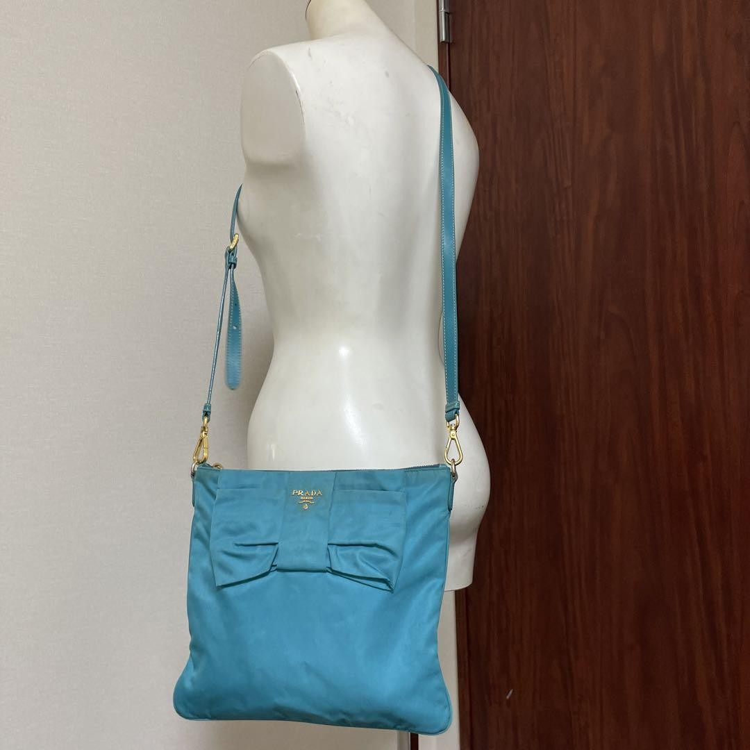Prada Ribbon Shoulder Bag Imported from Japan