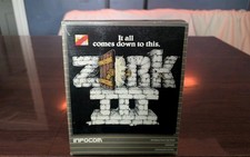 Vintage Zork III Infocom Big Box PC Game Complete Feelies Disk Manual Rare
