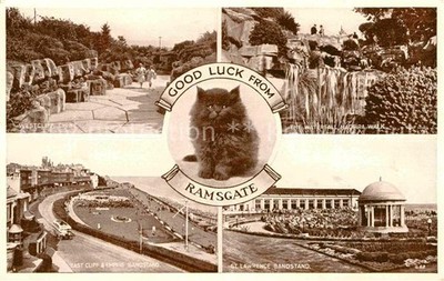 Ramsgate Westcliff Chine Waterfall Madeira Walk St Lawrence Bandstand East Cliff