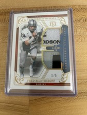 Panini 2025 National Treasures Fred Biletnikoff Raiders Patch Serial #1/5