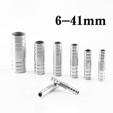 Stainless Steel Straight Hose Joiner Barbed Connector 6-41mm Air Fuel Water Pipe
