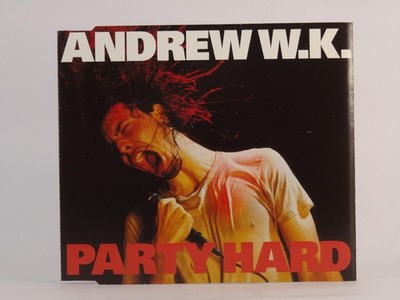 ANDREW W.K. PARTY HARD (J63) 3 Track CD Single including Picture Sleeve MERCURY