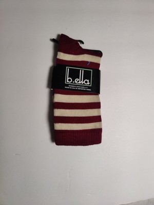 B.ella - Women's socks -#3547 - burgundy - Made in USA - Pima cotton blend **C6*