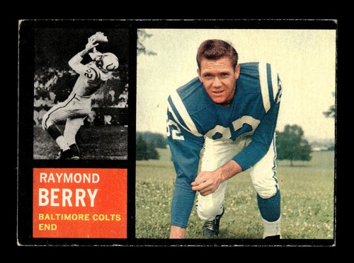 Raymond Berry #5 1962 Topps card